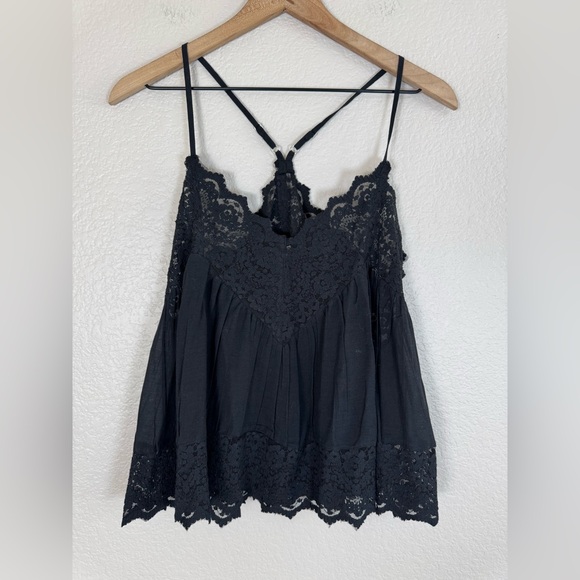 Intimately Free People Fiona Lace Cami in Black size Small $38 - Picture 5 of 10